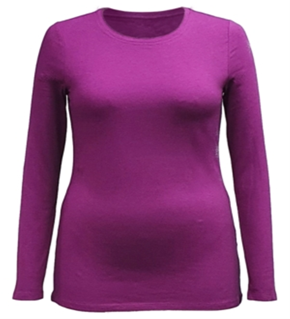 Style & Co Women's Long Sleeve Top Purple Size Small