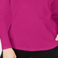 Charter Club Women's Cotton Mock Neck Top Pink Size Large