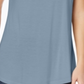 Maison Jules Women's Scoop Neck T-Shirt  Blue Size X-Small