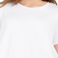 Michael Kors Women's Plus Layered Split Back Top White Size 0X