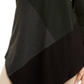 Alfani Women's Asymmetric Colorblock Sweater Green Size Medium