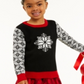 Charter Club Women's Little Girls Snowflake Sweater Black Size 5