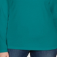Karen Scott Women's Cotton Scoop Neck Top Green Size Petite L
