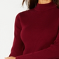 Karen Scott Women's Cotton Ribbed Turtleneck Top Red Size XX-Large