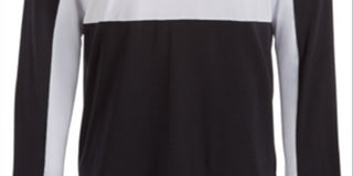 Ideology Men's Mesh Blocked Long Sleeve T-Shirt Black Size XXX-Large