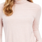Charter Club Women's Heathered Turtleneck Ballet Ribbon Pink Size Petite XL
