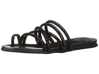 Vince Camuto Women's Ezzina Flat Sandal Black Size 11