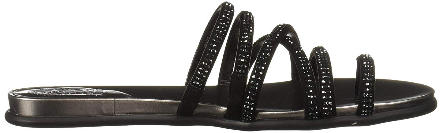 Vince Camuto Women's Ezzina Flat Sandal Black Size 11