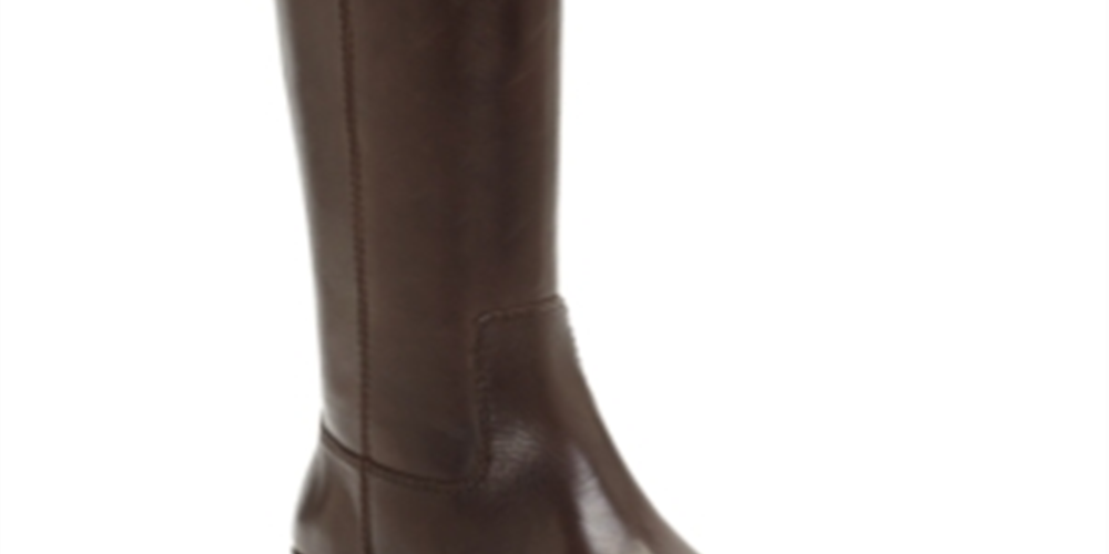 INC International Concepts Women's Fawne Riding Leather Boots Brown Size 5.5 M