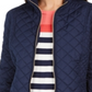Charter Club Women's Quilted Jacket Blue Size Medium