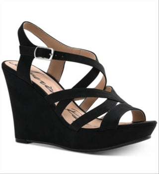 American Rag Women's Arielle Open Toe Casual Platform Sandals Black Size 10 M