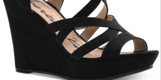 American Rag Women's Arielle Open Toe Casual Platform Sandals Black Size 10 M