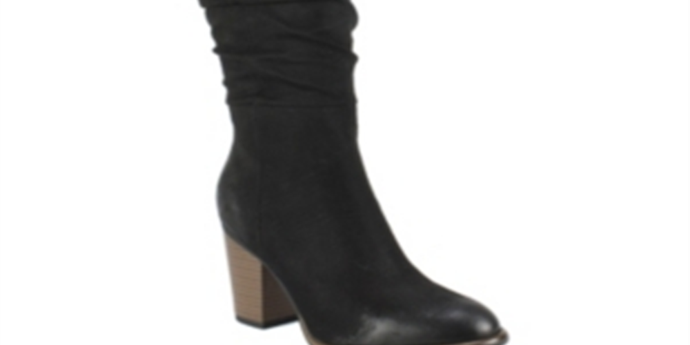 White Mountain Women's Trunell Tall Slouch Boot Black Size 6.5 M