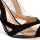 Thalia Sodi Women's Nessy Faux Suede Slip on Dress Heels Black Size 10