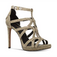 Michael Kors Women's Sandra Leather Peep Toe Black Size 9