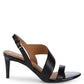 Calvin Klein Womens Lancy Nappa Leather Open Toe Formal Ankle Strap Sandals Black Size 5.5 M