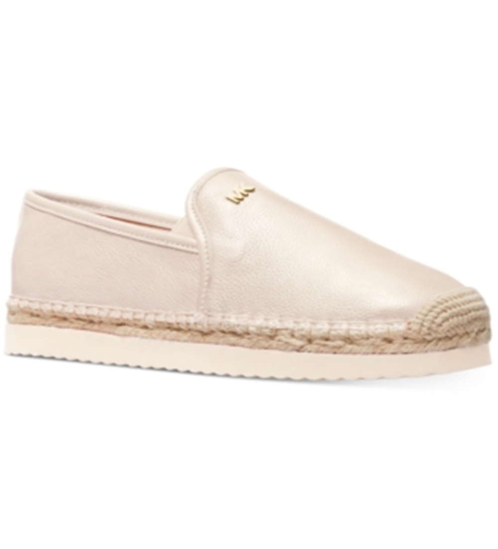 Michael Kors Womens Hastings Espadrilles Leather Slip-on White Size 9 M