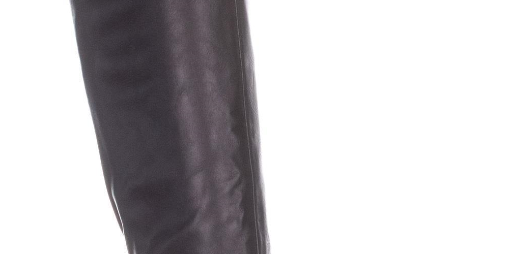 Style & Co Women's Kindell Faux Leather Riding Boots Brown Size 5 M