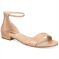 INC International Concepts Women's Yaffa Faux Leather Ankle Strap Flats Brown Size 6 M