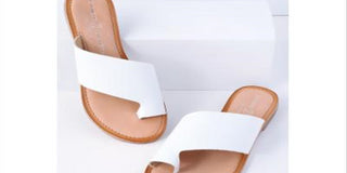 Chinese Laundry Women's Gemmy Slide Sandal White Size 7.5 M