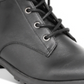American Rag Women's Franie Leather Closed Toe Ankle Combat Boots Black Size 9 M