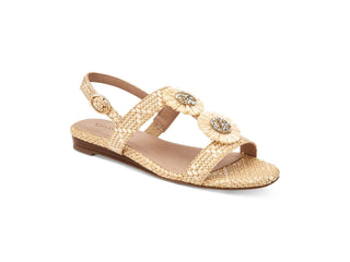 Charter Club Women's Zoeyy Open Toe Casual Ankle Strap Sandals Brown Size 10 M