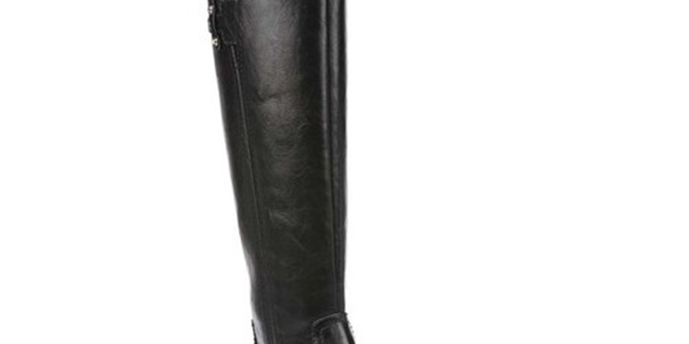 Dr. Scholl's Women's Brilliance Wide Calf Tall Boot Black Size 9.5