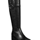 Alfani Womens Bexleyy Leather Knee-Hgh Riding Boots Black Size 8.5 M