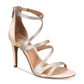 INC International Concepts Women's Regann 2 Synthetic Metallic Strappy Sandals Brown Size 9.5