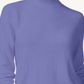 Karen Scott Women's Zip Back Mock Neck Sweater Purple Size Small