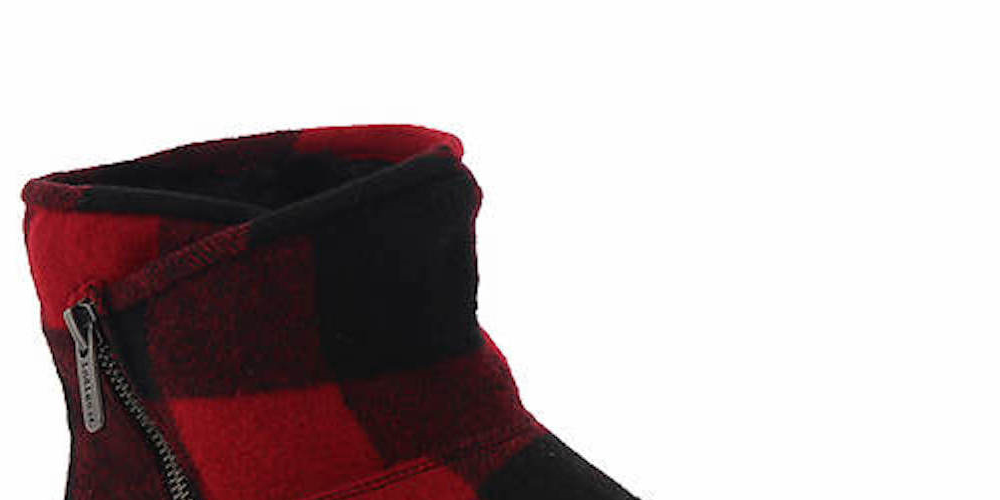 Indigo Rd. Women's Ashley Faux Fur Closed Toe Ankle Fashion Boots Red Size 8 M