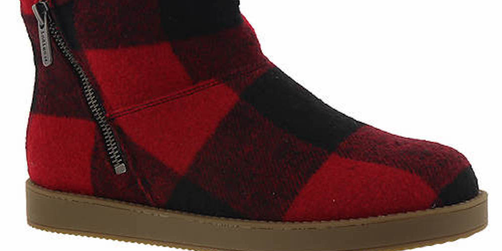 Indigo Rd. Women's Ashley Faux Fur Closed Toe Ankle Fashion Boots Red Size 8 M