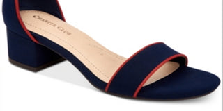 Charter Club Women's Ruue Two Piece Sandals Blue Size 5 M