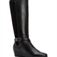 Giani Bernini Women's Chelsey Leather Knee High Boots Black Size 5 M