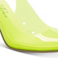 Wild Pair Women's Clear Cushioned Darci Pointed Toe Stiletto Slip on Dress Sling Back Shoes Green Size 6