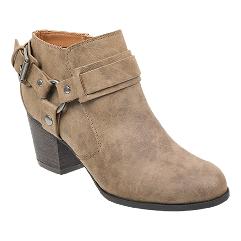 Indigo Women's Sansun Buckle Ankle Boots Brown Size 8.5 M