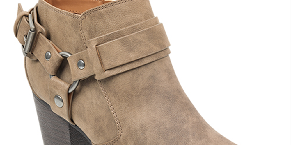 Indigo Women's Sansun Buckle Ankle Boots Brown Size 8.5 M