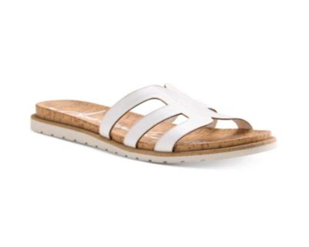 American Rag Women's Danah Fabric Open Toe Casual Slide Sandals White Size 9M