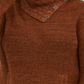 Style & Co Women's Plus Button Trim Sweater Brown Size 0X