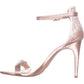 INC International Concepts Women's Rayelle Satin Heart Dress Sandals Pink Size 10 M