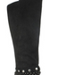 White Mountain Women's Tall Knee High Boot Black  Size 6 M