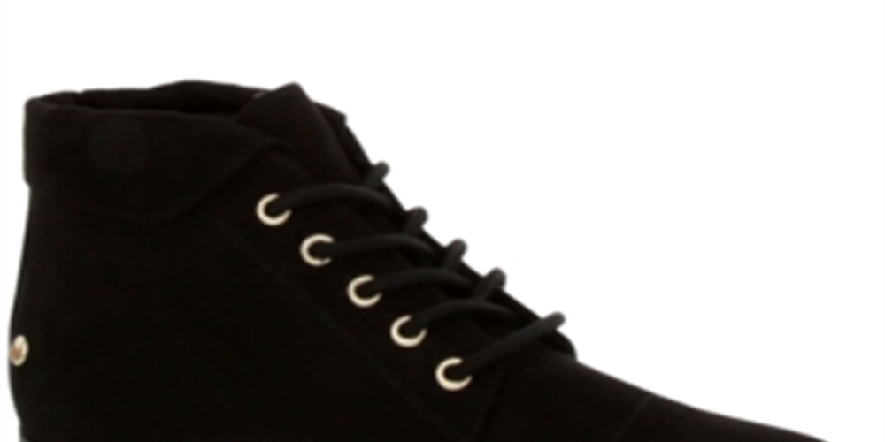 Charter Club Women's Crissie Lace up Booties Black Size 5.5 M