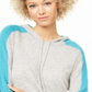 Charter Club Women's Color Block Long Sleeve Top Size X-Small