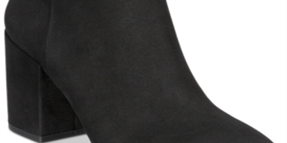 Bar III Women's Gatlin Booties Black Size 5 M