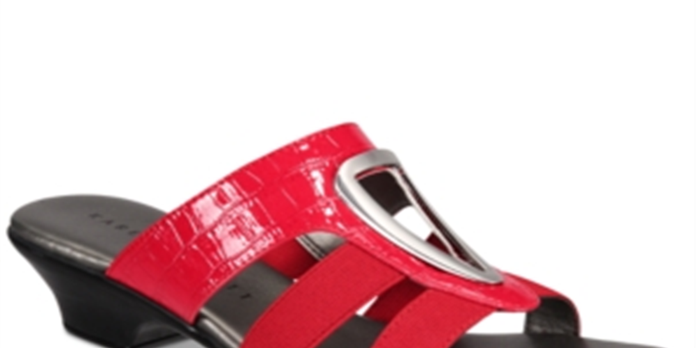 Karen Scott Women's Engle Sandals Red Size 8.5 M