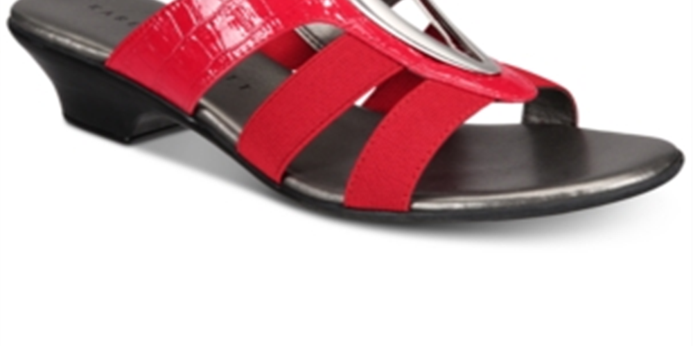 Karen Scott Women's Engle Sandals Red Size 8.5 M