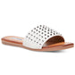 Steve Madden Women's Sandals Studded Leather Farryn Sandal White Size 8 M
