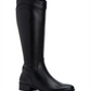 Charter Club Women's Jeanola Leather Knee-High Riding Boots Black Size 6 M