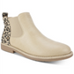 White Mountain Women's Maggie Fabric Closed Toe Ankle Chelsea Boots Brown Size 6 M
