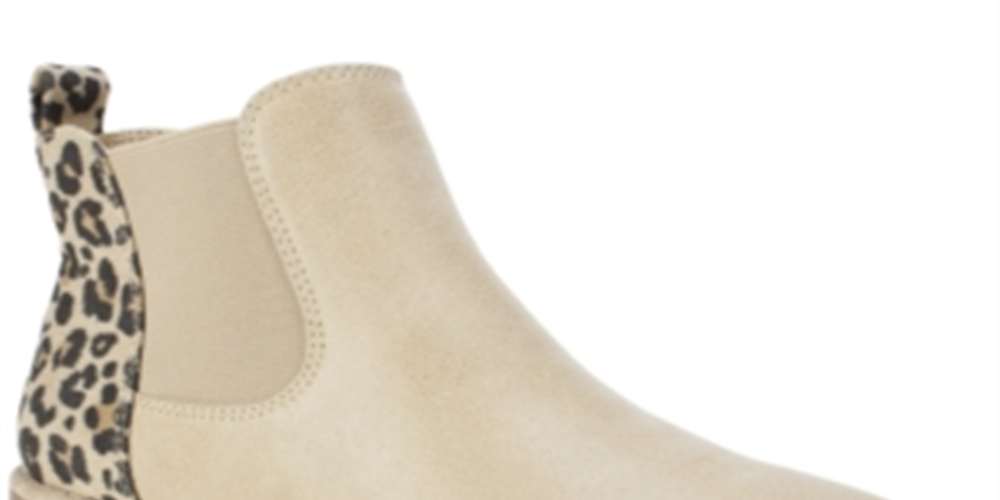 White Mountain Women's Maggie Fabric Closed Toe Ankle Chelsea Boots Brown Size 6 M